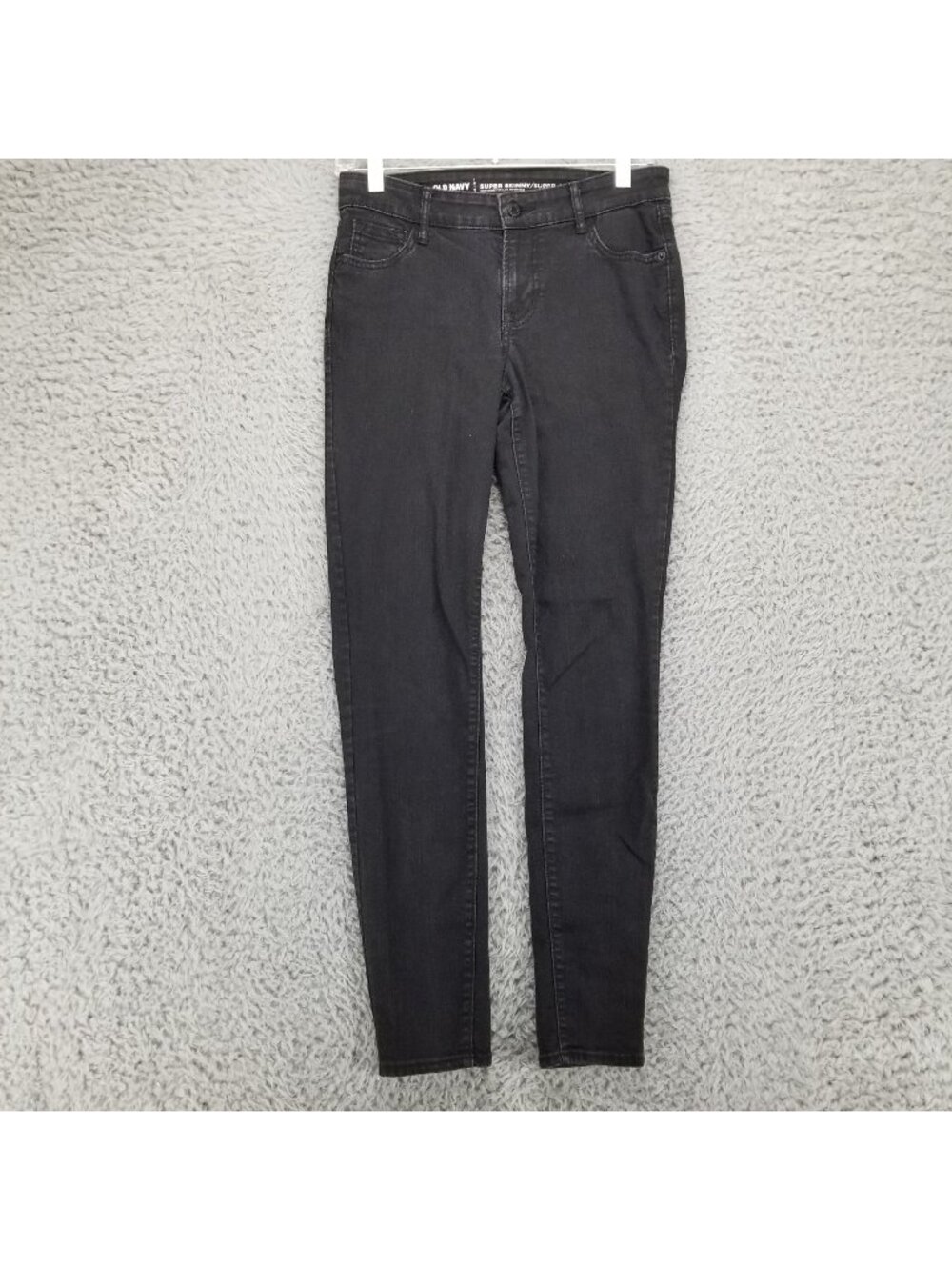 Old Navy Jeans Womens 2 Black Wow Super Skinny Stretch Denim